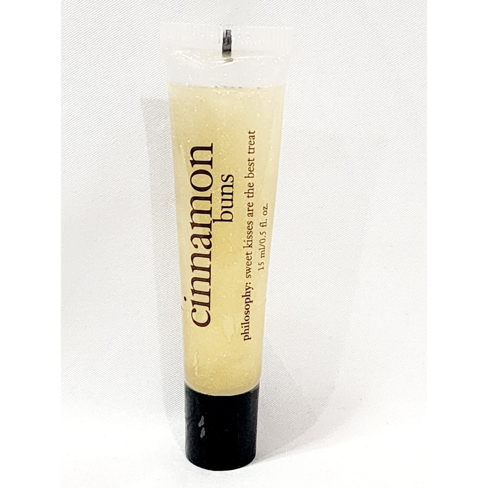Philosophy CINNAMON BUNS High Gloss Flavor Lip Shine Sheer .5 oz/15mL New RARE